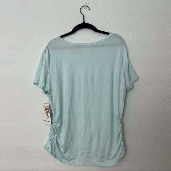 Yogasmoga Women Short Sleeve Athletic Top Size L - Picture 6 of 6